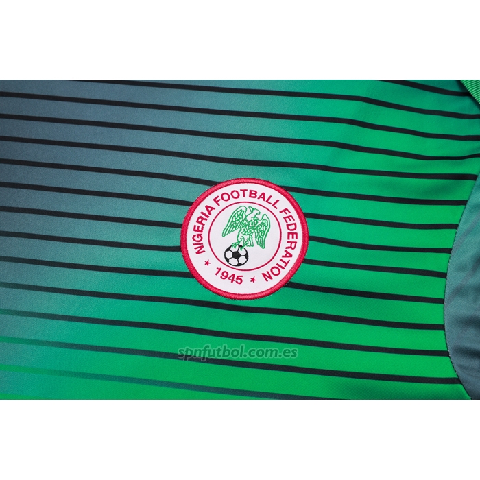 Chandal del Nigeria Manga Corta 2024-2025 Gris Verde - Pantalon Corto